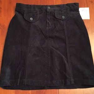 NWT Izod Blue corduroy school skirt